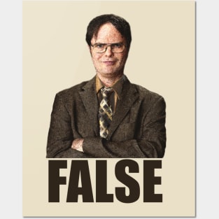 Dwight Schrute False Posters and Art